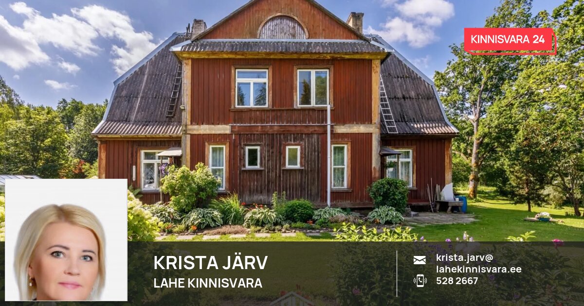 Müüa suvila, 7 tuba, Jaama, Luuri küla, Põhja-Pärnumaa vald