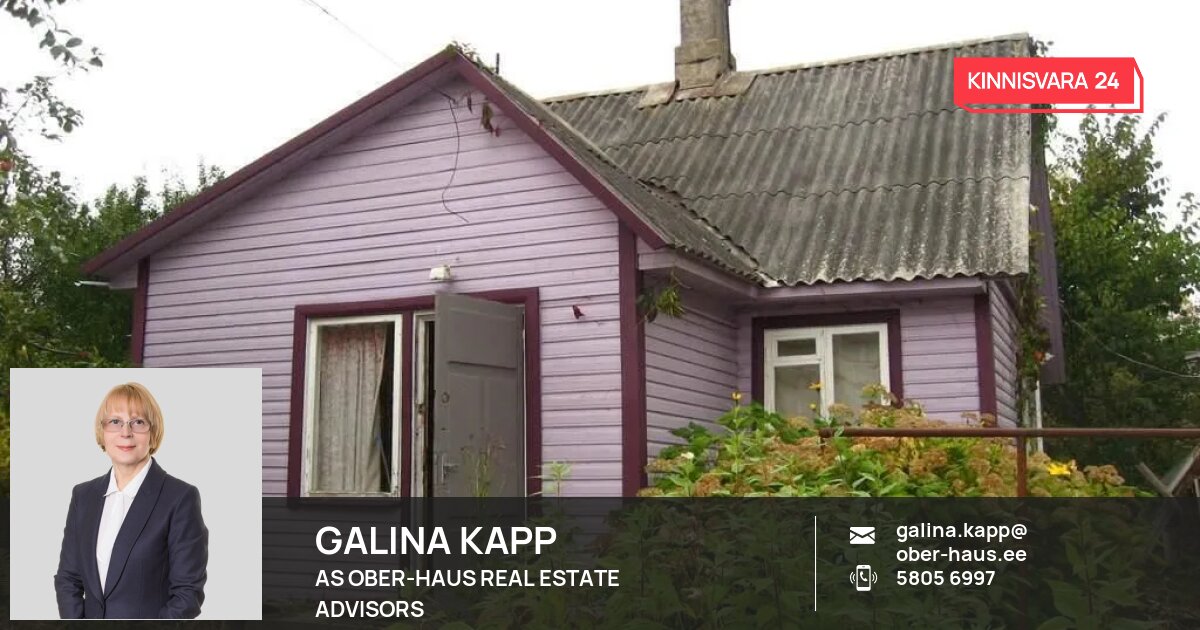 Müüa maja, 3 tuba, Põllu tn 8, Jõhvi linn, Jõhvi vald