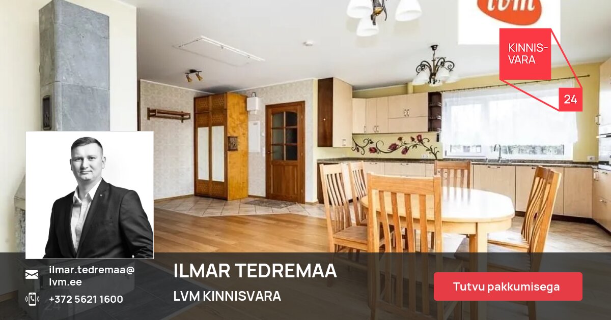 Müüa maja, 5 tuba, Arunõmme tee 17, Tänassilma küla