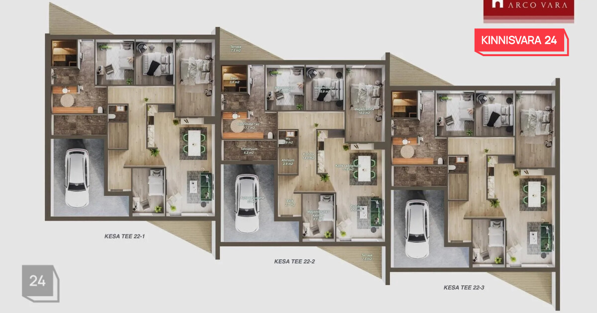 Müüa korter, 5 tuba, Kesa tee 22, Limu küla, Rae vald