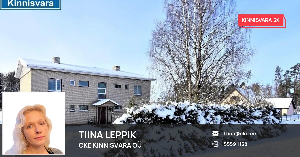 Müüa korter, 3 tuba, Rähni, Triigi küla, Väike-Maarja vald