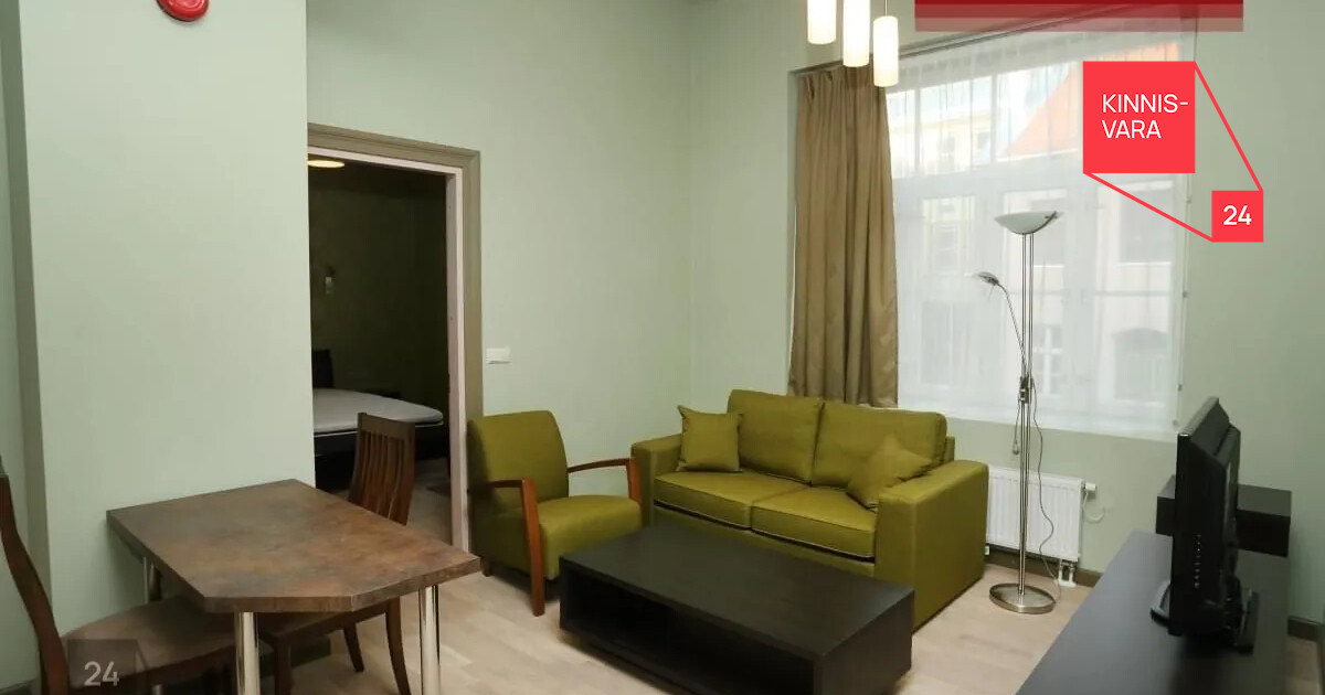 For rent apartment, 2 rooms, Rüütli tn 11, Kesklinn, Tartu linn