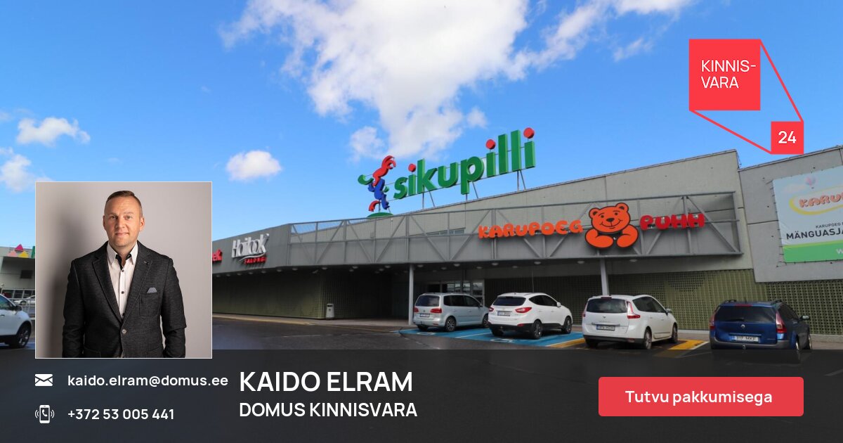 Üür Äripind, 1 tuba, Tartu mnt 87, Sikupilli, Kesklinn