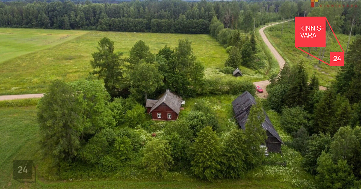 Müüa maja, 3 tuba, Asula, Hürova küla, Rõuge vald