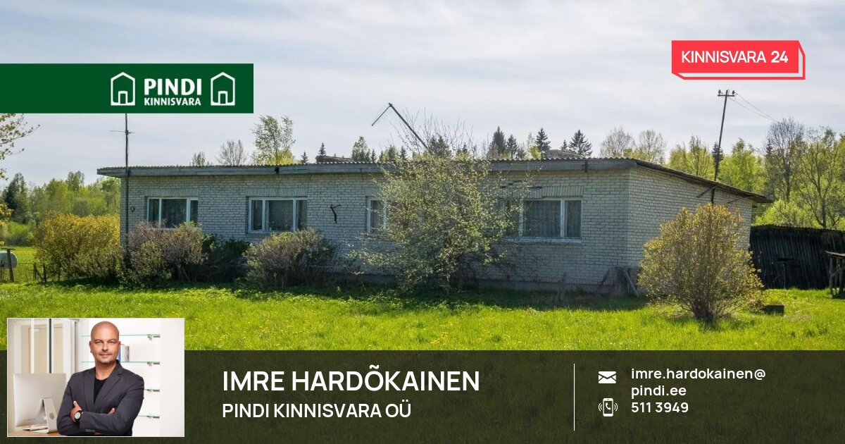 Müüa maja, 4 tuba, Oonurme 15, Oonurme küla, Alutaguse vald