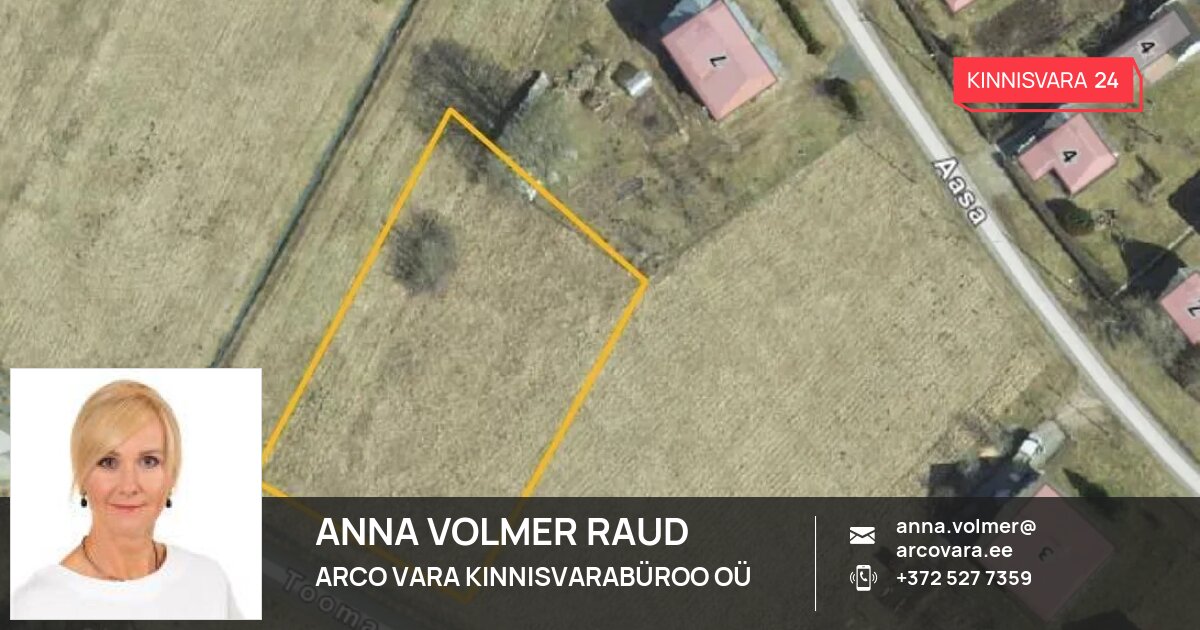 Müüa maa, Tooma tn 8, Võhma linn, Põhja-Sakala vald