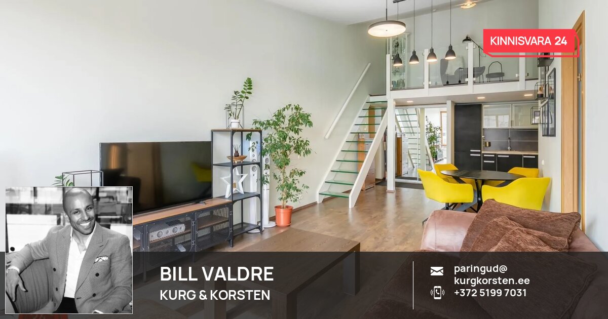 For rent apartment, 3 rooms, Tartu mnt 84a, Juhkentali, Kesklinn