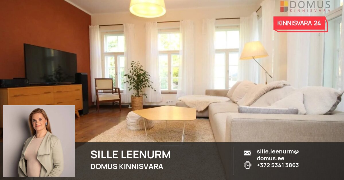 Müüa korter, 4 tuba, Jaama tn 26a, Ülejõe, Tartu linn