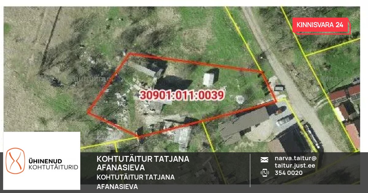 Müüa maa, Kraavi tn 2, Kiviõli linn, Lüganuse vald