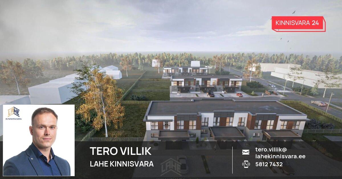 Müüa majaosa, 4 tuba, Kevade tn 2-4, Soinaste küla, Kambja vald