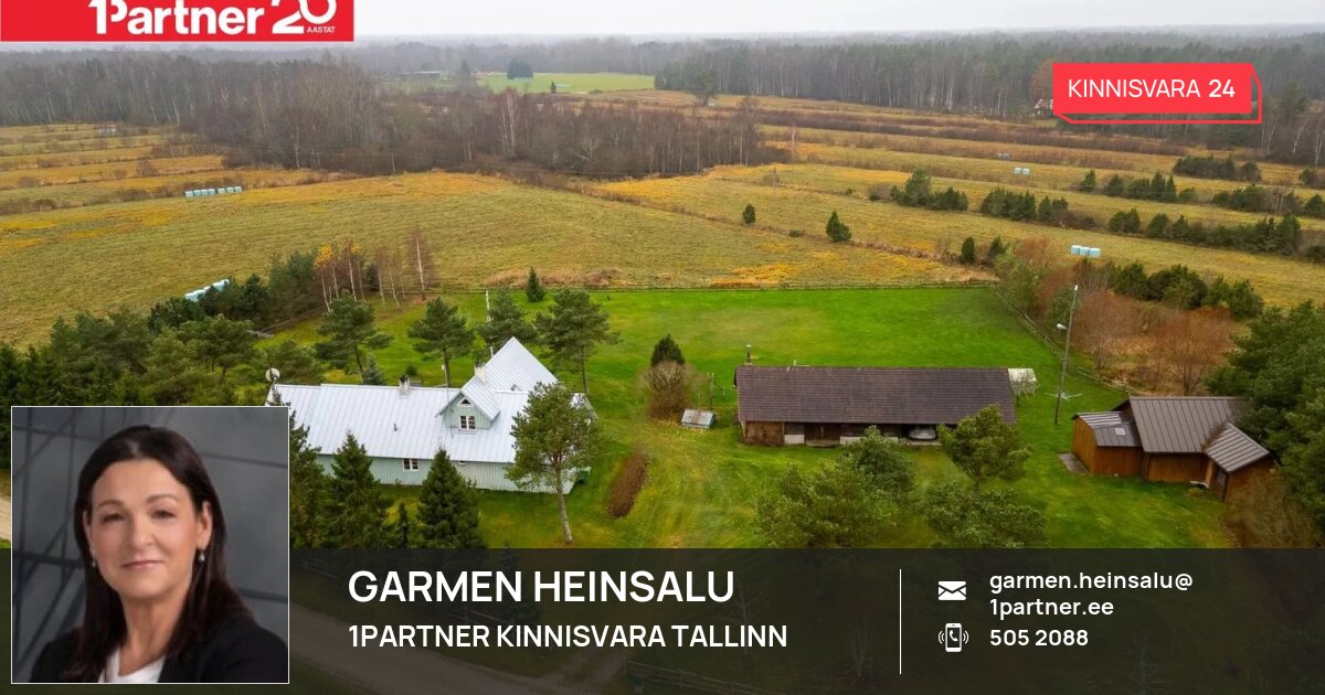 Müüa maja, 6 tuba, Kõrgevälja, Kudani küla / Gutanäs, Lääne-Nigula vald