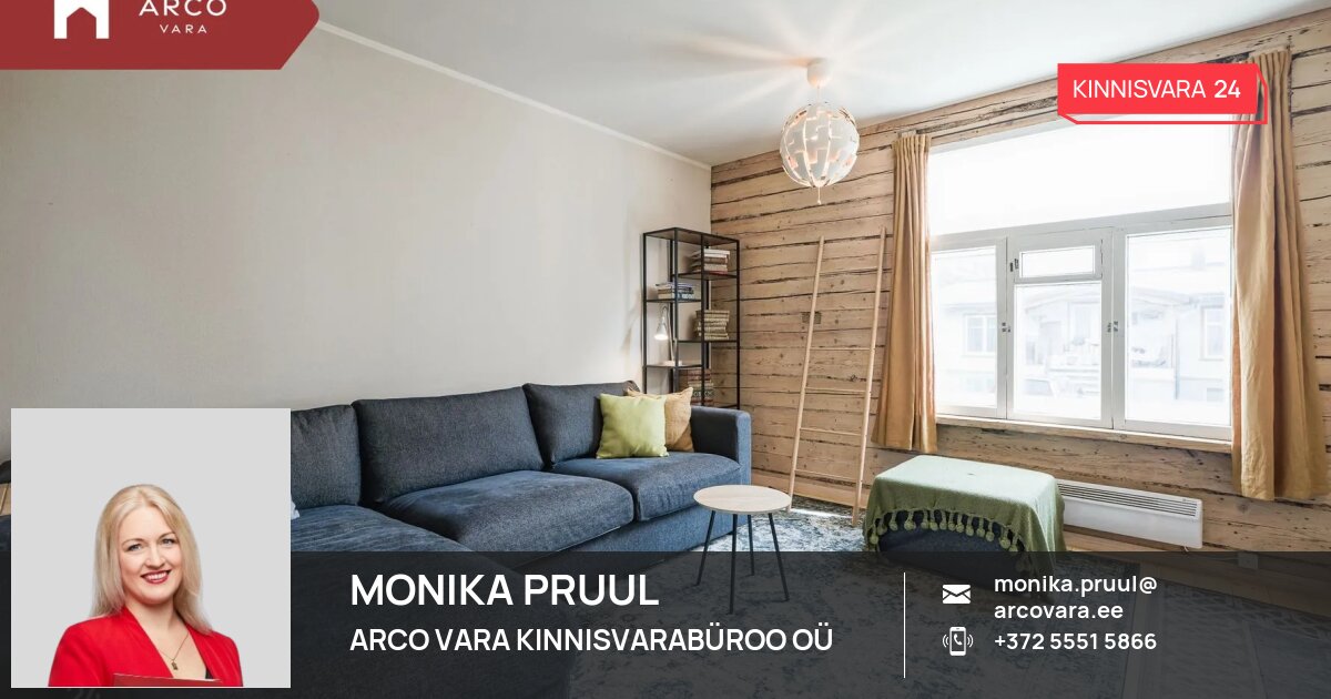 На продажу квартира, 1 комната, Timuti tn 10, Pelgulinn, Põhja-Tallinn