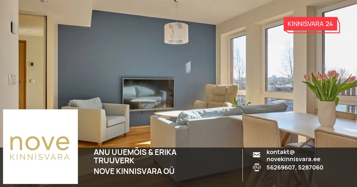 Müüa korter, 2 tuba, Manufaktuuri tn 20, Sitsi, Põhja-Tallinn