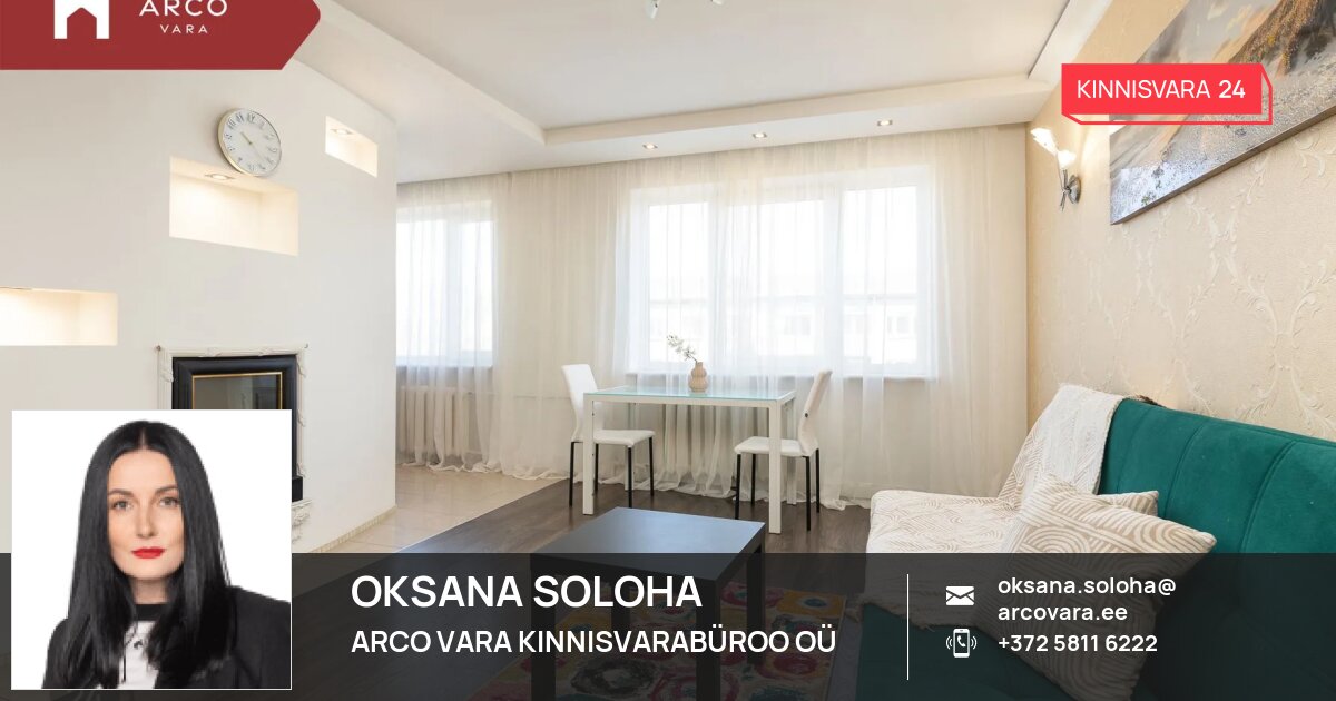 Müüa korter, 3 tuba, Sitsi tn 28, Sitsi, Põhja-Tallinn