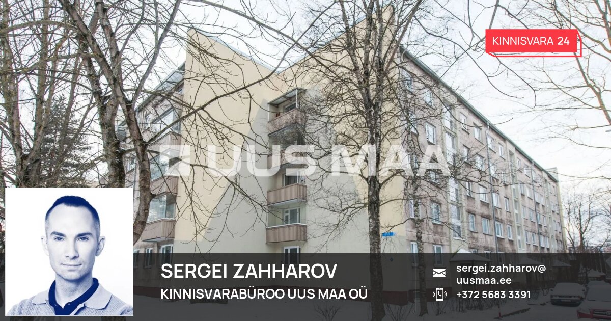Müüa korter, 3 tuba, Sitsi tn 24, Sitsi, Põhja-Tallinn