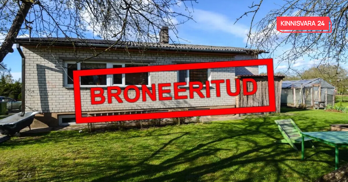 Müüa maja, 3 tuba, Rähni 22, Põlva, Põlva vald