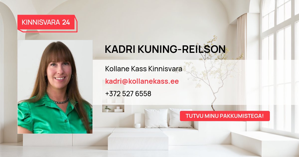 Kinnisvaramaakler Kadri Kuning-Reilson - Kollane Kass Kinnisvara