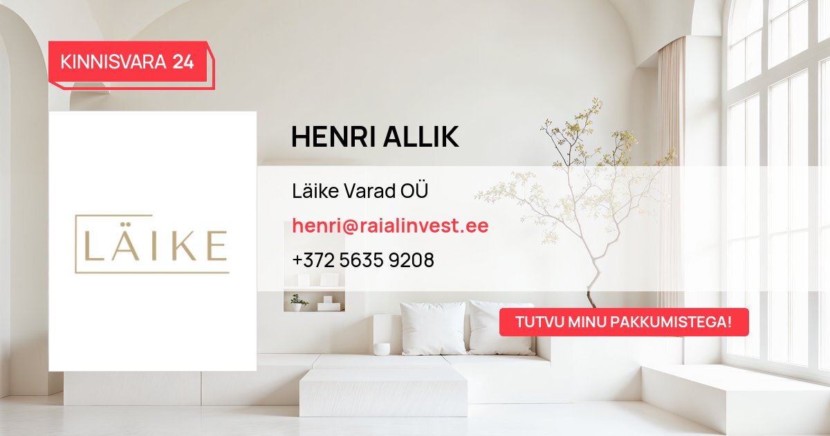 Kinnisvaramaakler Henri Allik - Läike Varad OÜ